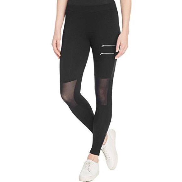 Benjamin Jay double zipper stretch leggings - Picture 1 of 5
